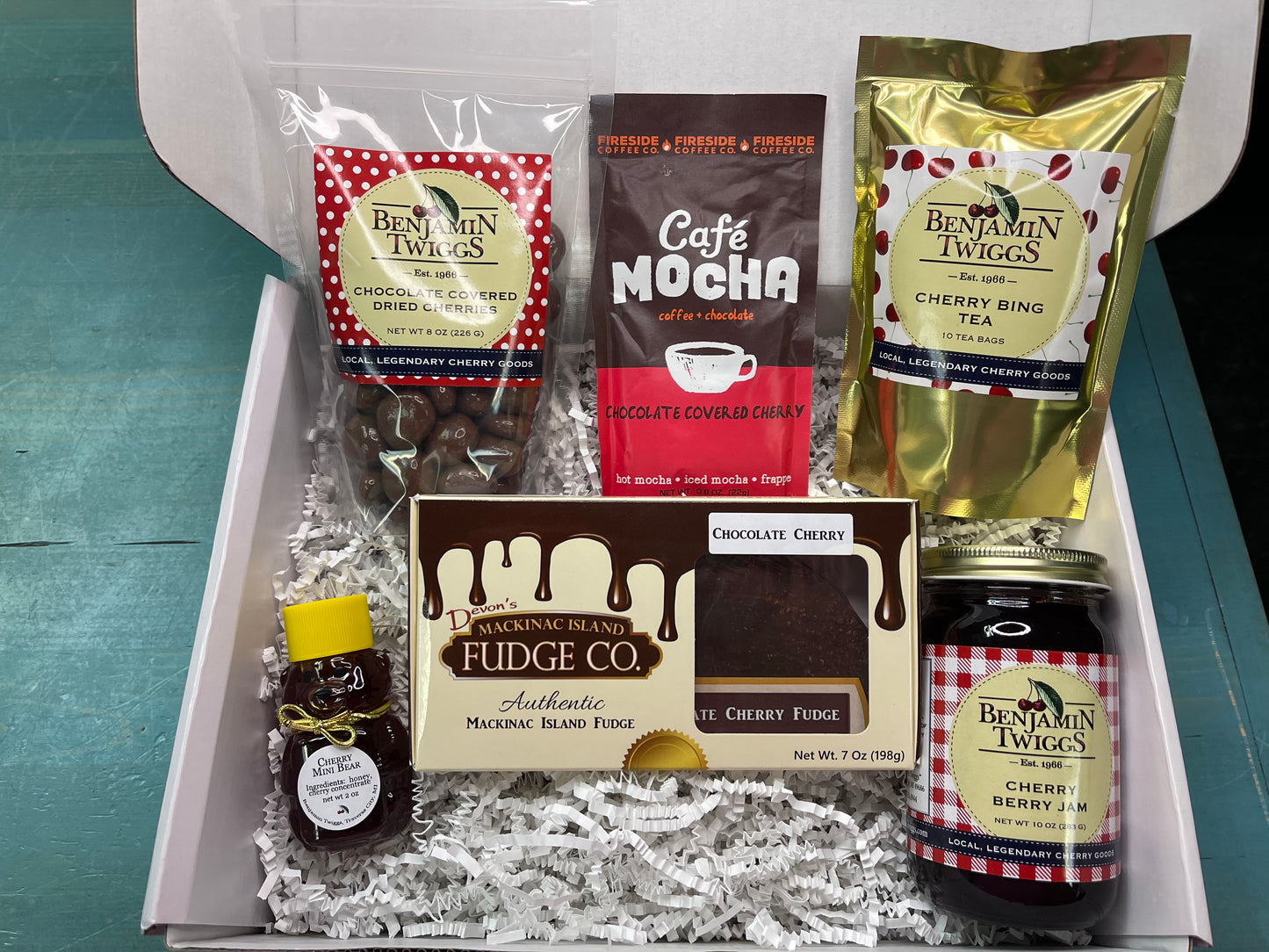Made In Michigan Cherry Chocolate Gift Basket