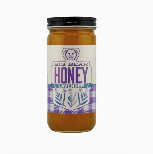 Lavender Infused Honey - 10 oz Jar
